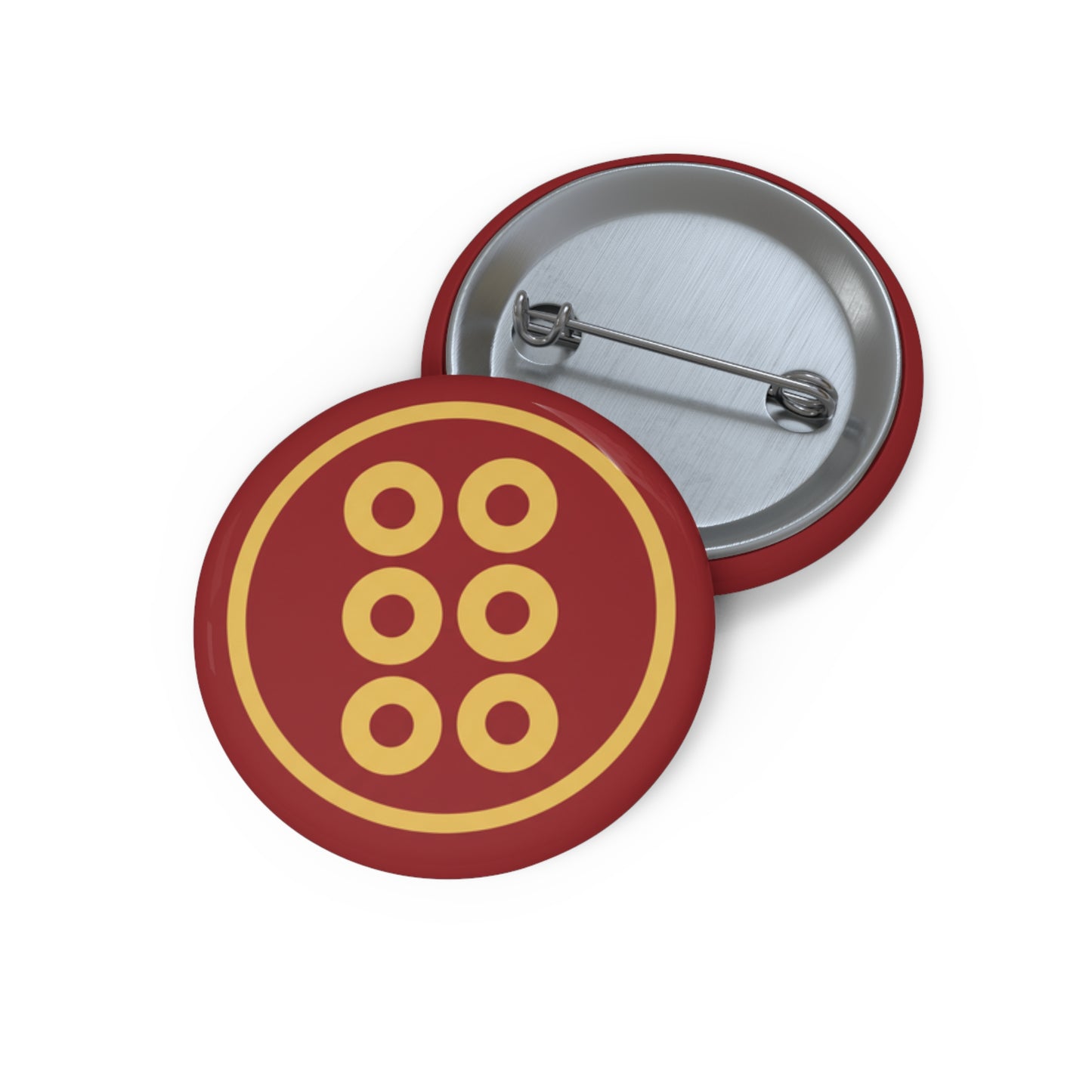 Sanada Yukimura — Modern Crest Design (Gold × Deep Red)