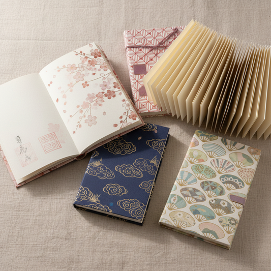 Goshuin-cho Collection Flatlay 1