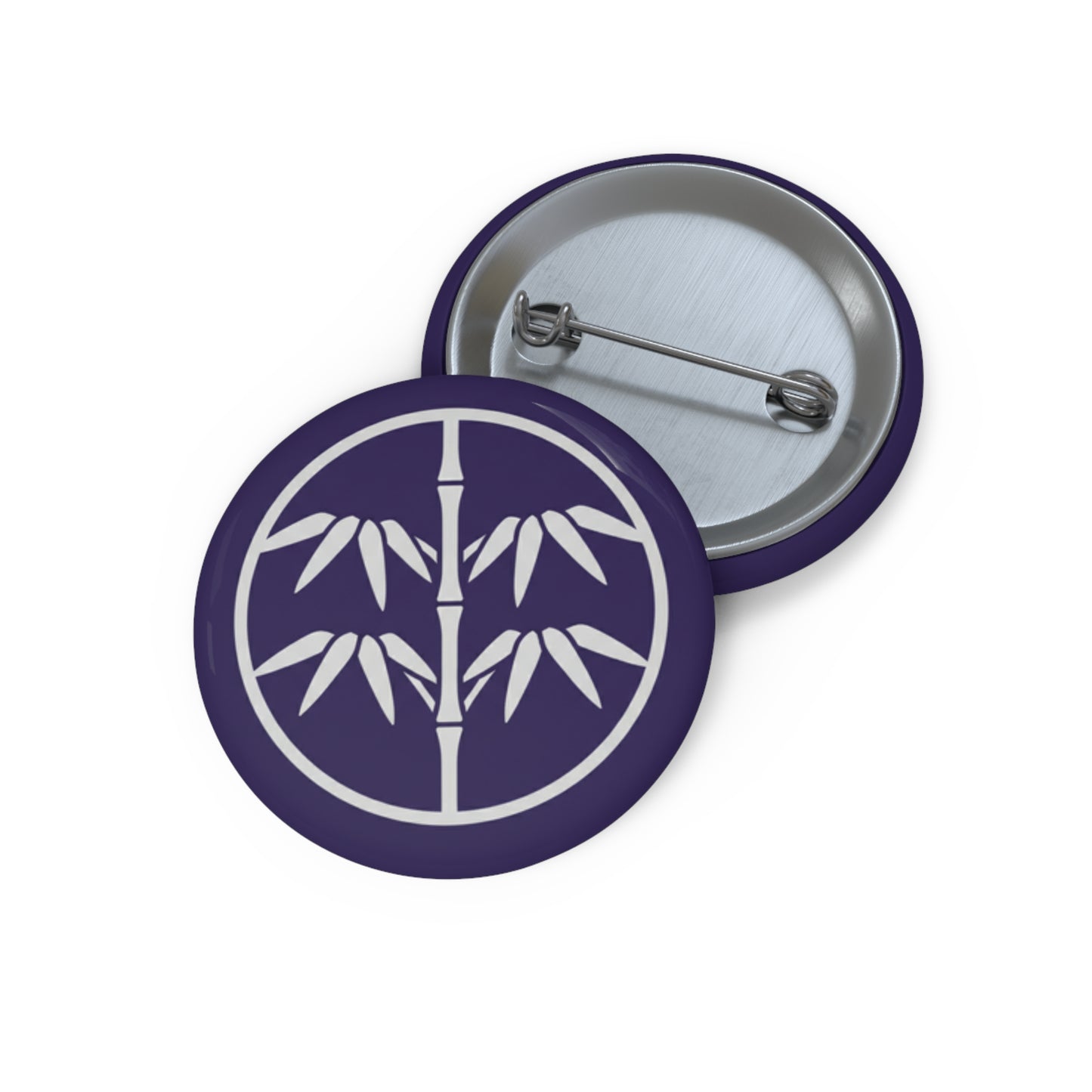 Uesugi Kenshin — Modern Crest Design (Silver × Deep Purple)
