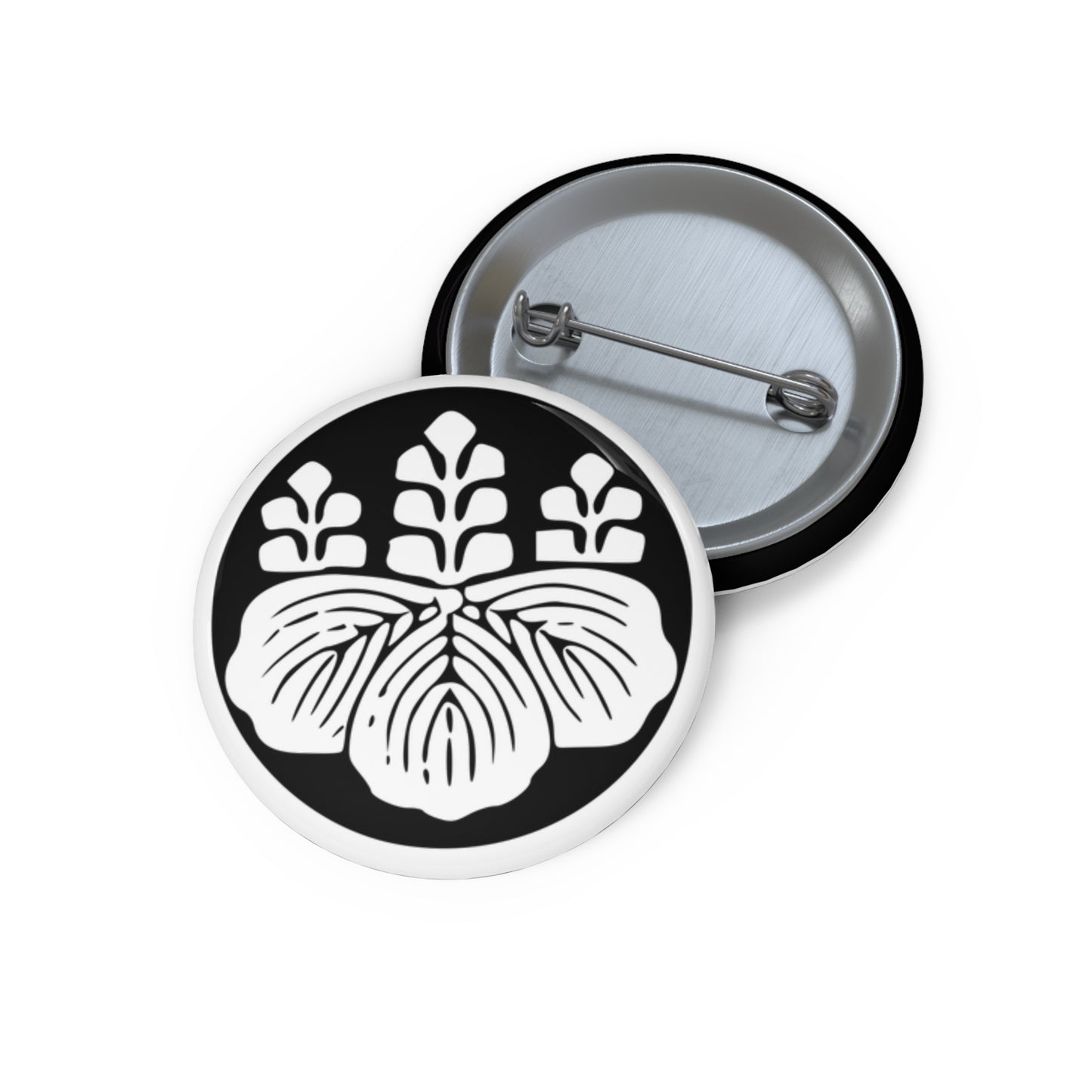 The Goshichi-no-Kiri (五七桐) — Toyotomi Hideyoshi’s Crest Pin (White)