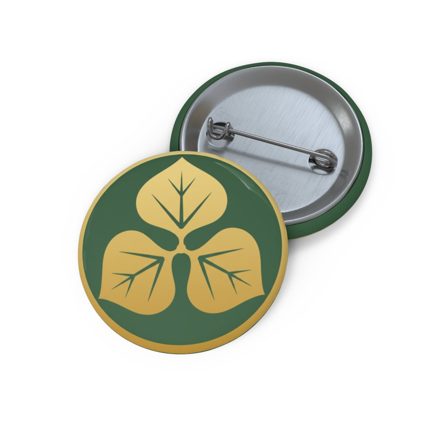 Tokugawa Ieyasu — Diseño moderno de escudo (oro × verde oscuro)
