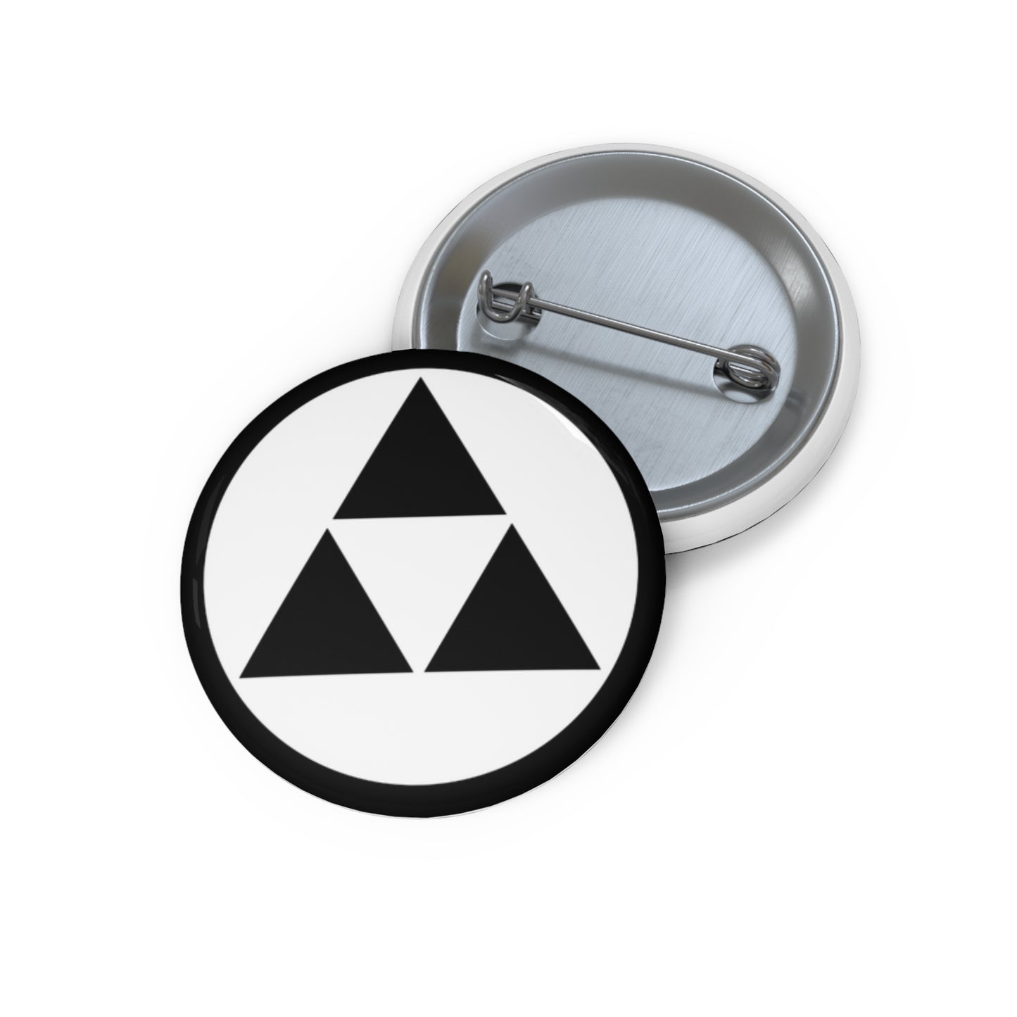 Hojo Kamon Pin — Maru ni Mitsu Uroko Three Scales Crest Badge