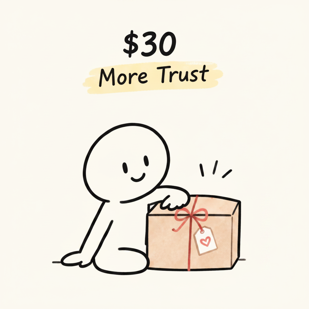 $30カードを正方形にしています
