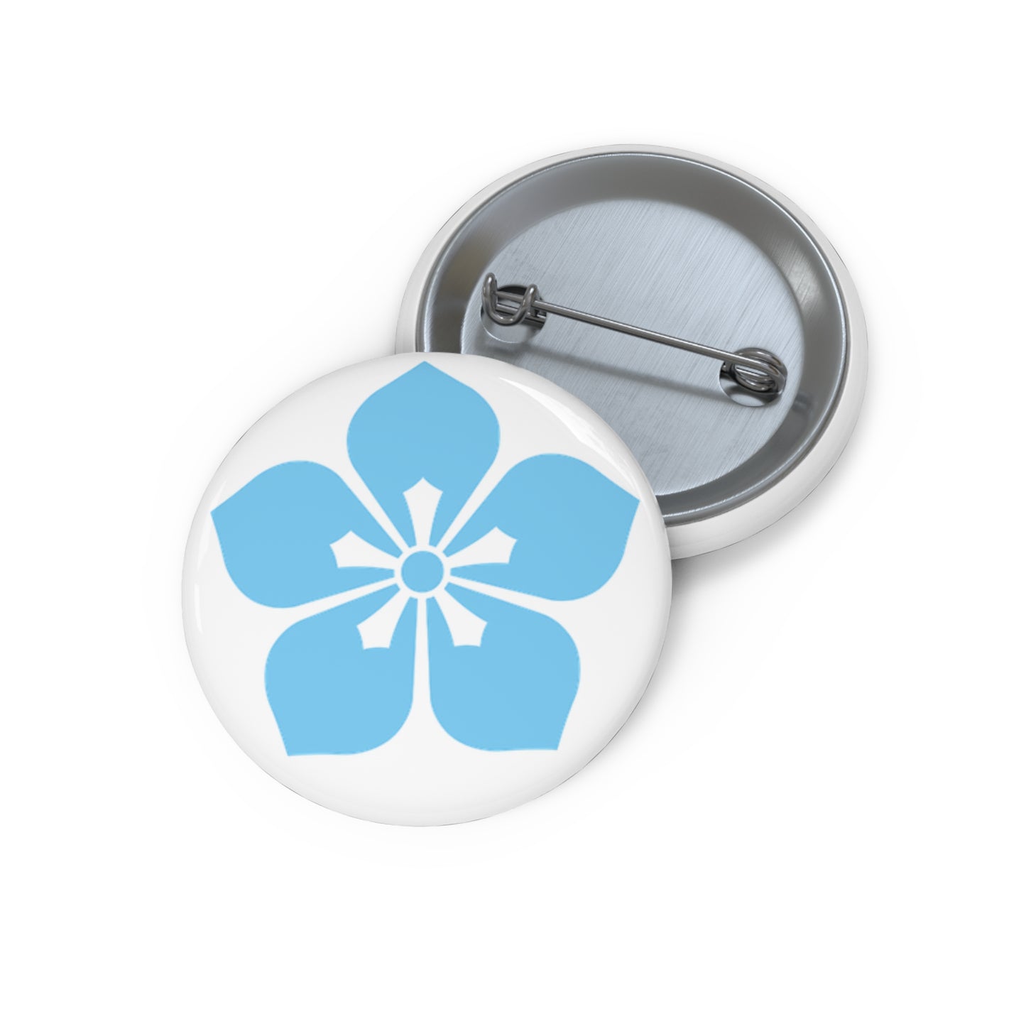 Akechi Mitsuhide Kamon Pin — Kikyo Mon Japanese Family Crest Badge