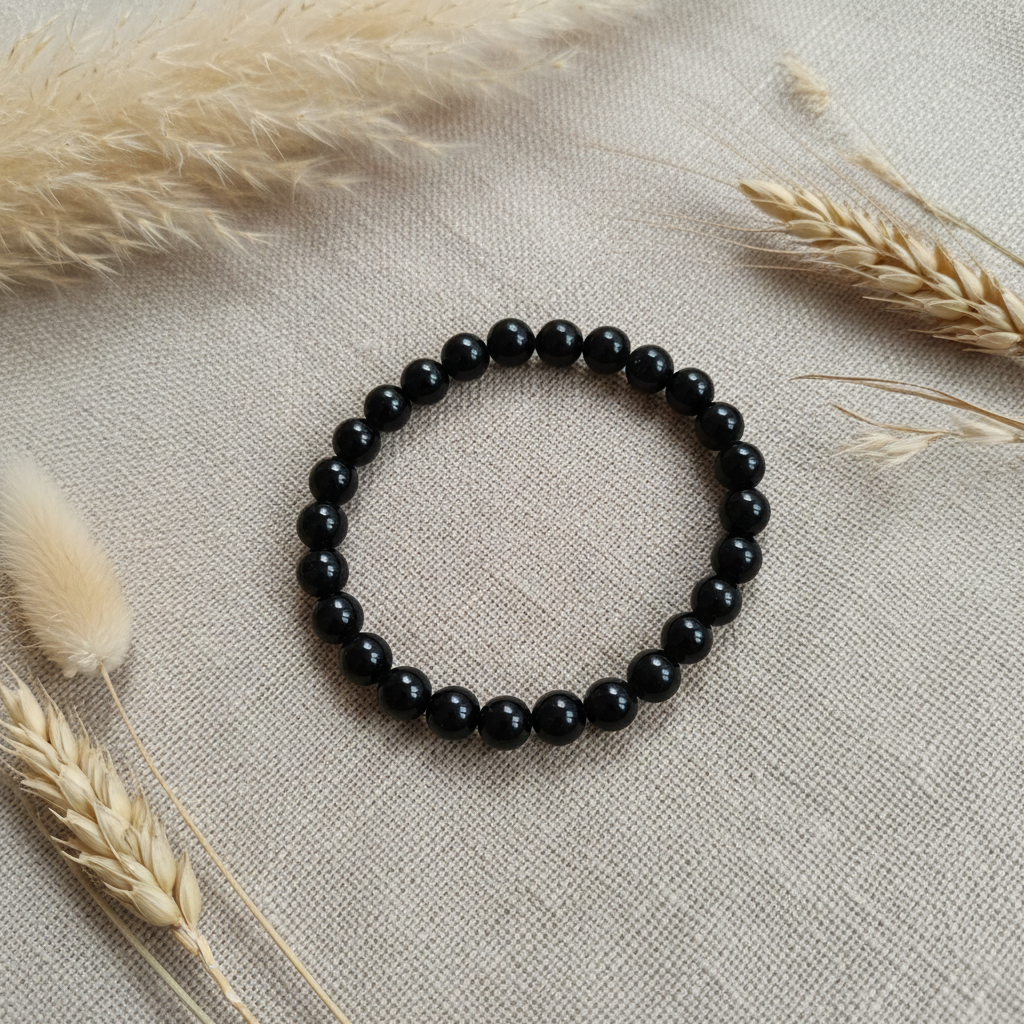 Black Onyx Bracelet Natural - Pattern 1