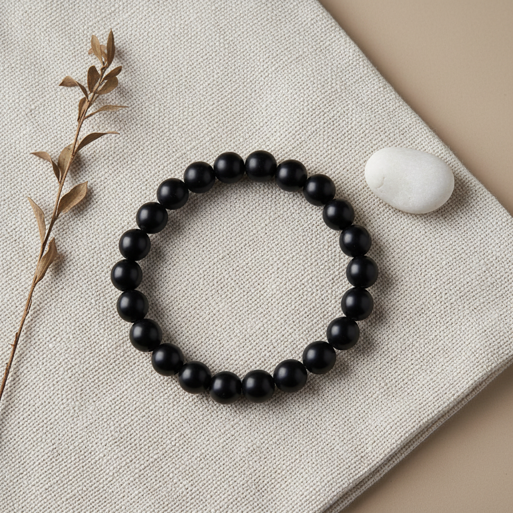 Black Onyx Bracelet Natural - Pattern 2