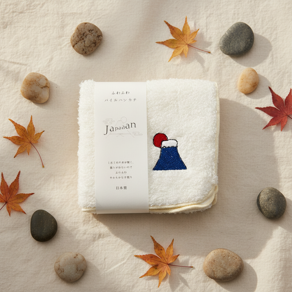 Fuji Towel Maple Leaves