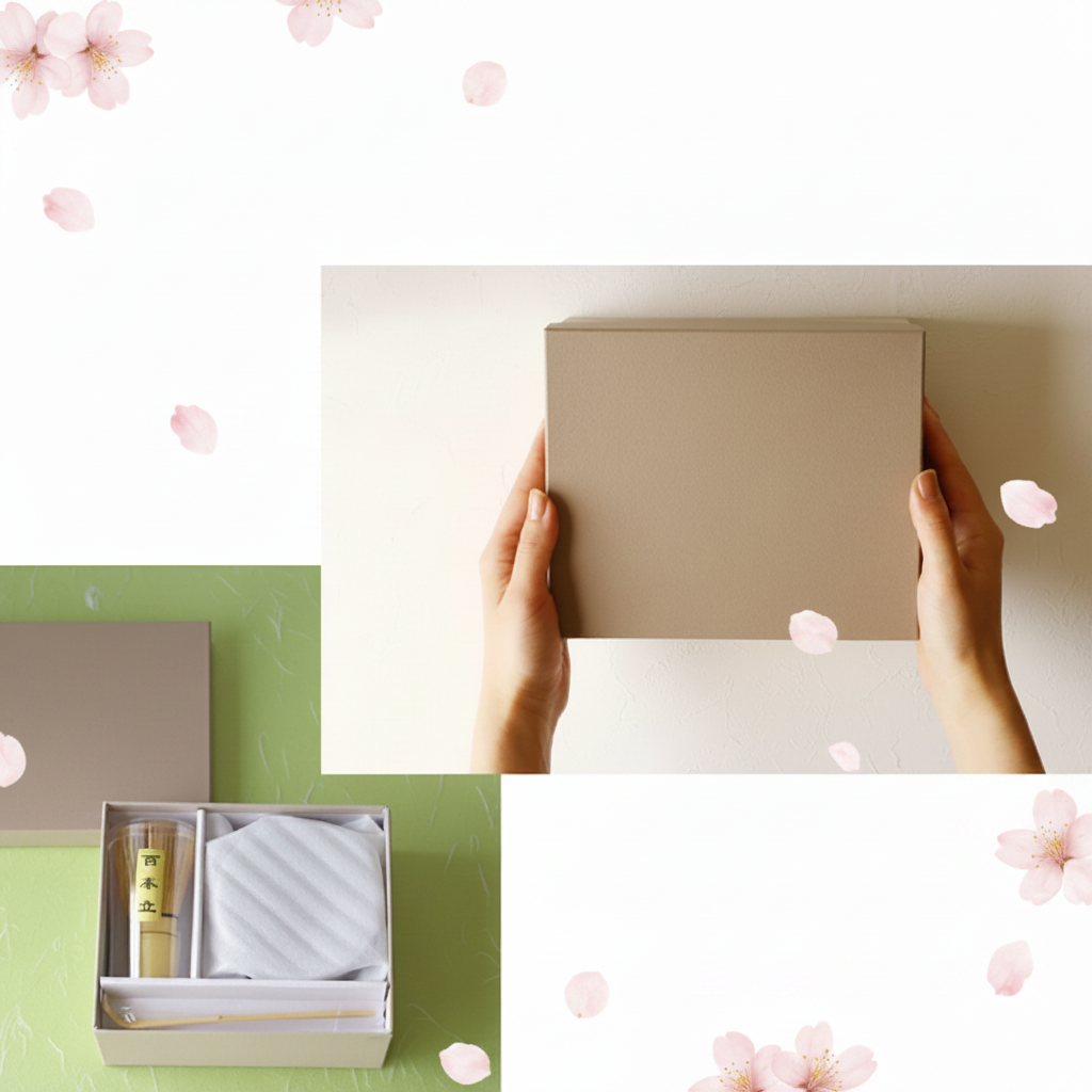 ①開封コンポジション×桜の花びら