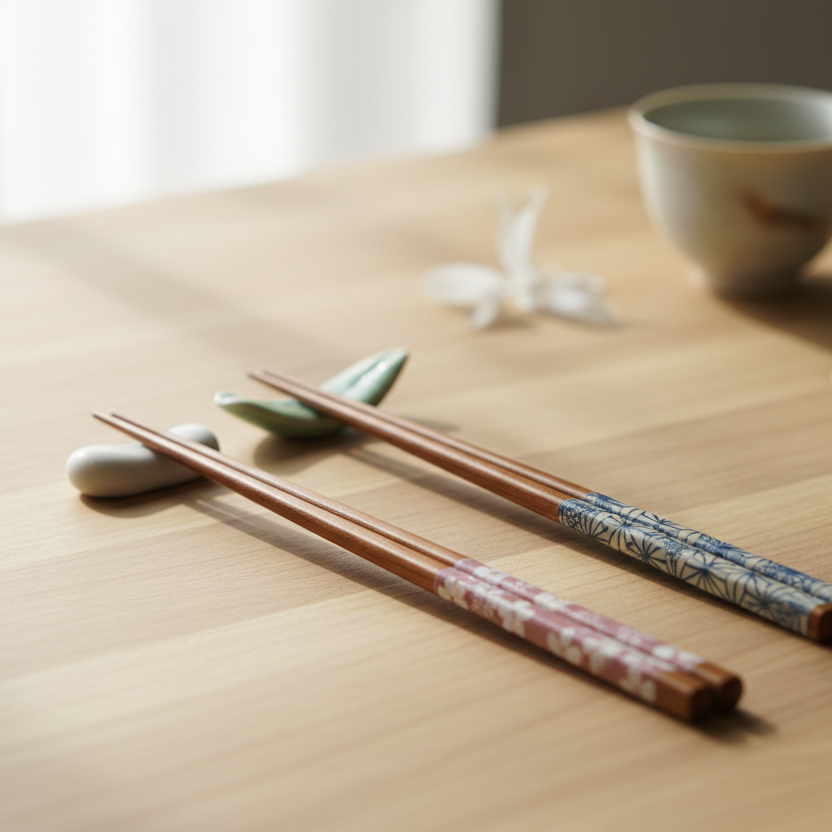 Japanese Chopsticks and Rests Lifestyle