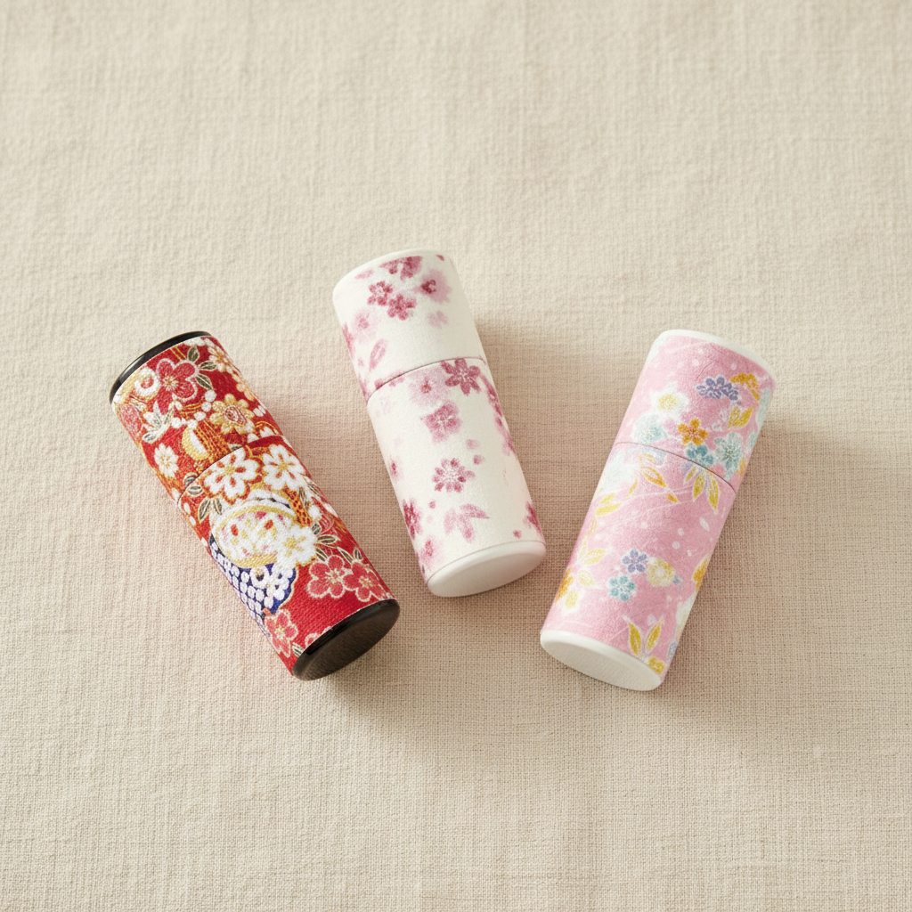 Japanese Cotton Swab Case Flatlay 1