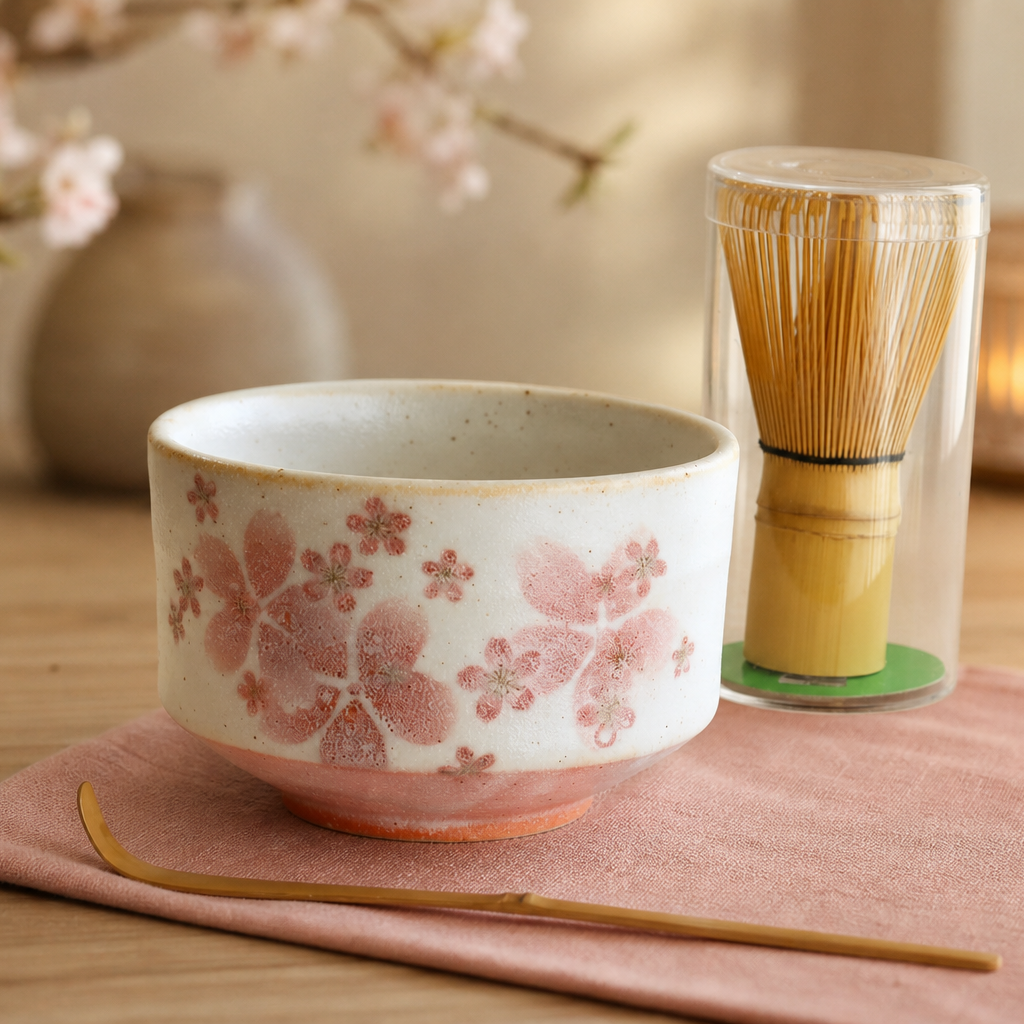 sakura matcha cup