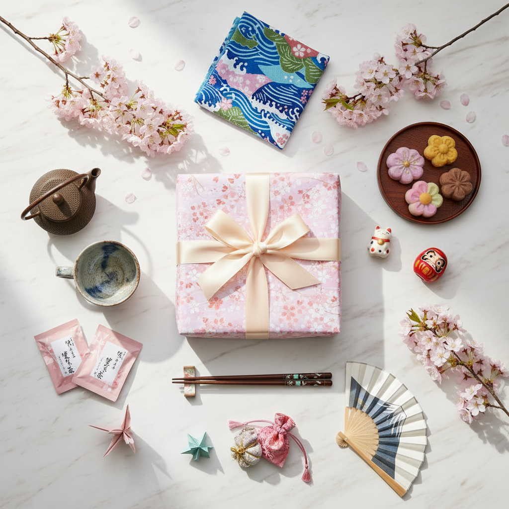 Sakura Mystery Box - Flat Lay