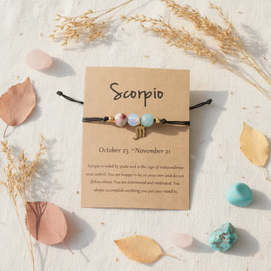 Scorpio with Crystals