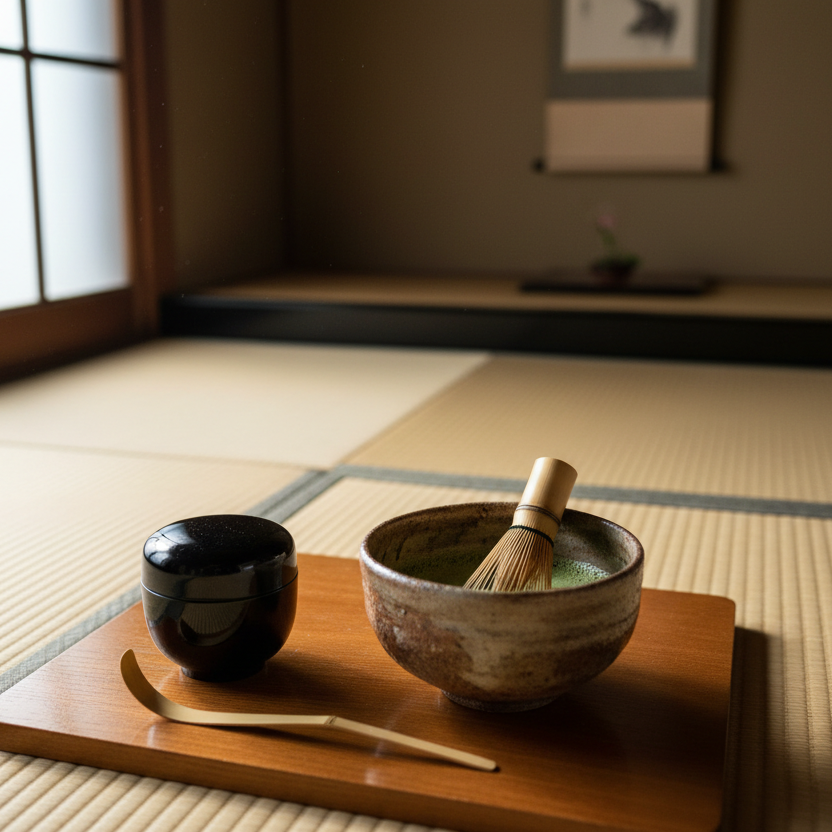 Tea ceremony scene